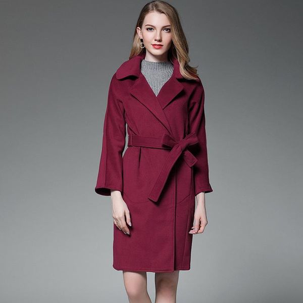 women's wool & blends 2021 autumn and winter windbreaker double-sided cashmere jacket long loose woolen coat, Black
women's wool & blends 2021 autumn and winter windbreaker double-sided cashmere jacket long loose woolen coat, Black