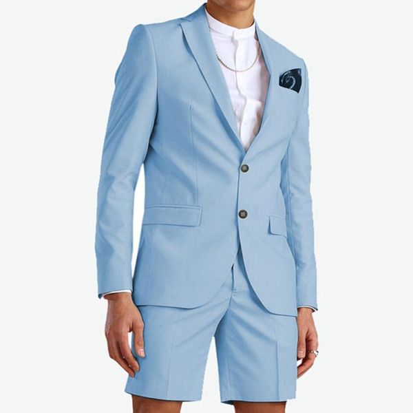 men's suits & blazers 2021 style summer sky blue 2pcs set (blazer+shorts) custom fashion slim wedding party banquet tuxed beach, White;black
men's suits & blazers 2021 style summer sky blue 2pcs set (blazer+shorts) custom fashion slim wedding party banquet tuxed beach, White;black