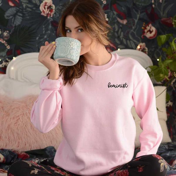 women's hoodies & sweatshirts feministe women sweatshirt fashion pure cotton feminist pullovers young 90s street style hipster gift quo, Black
women's hoodies & sweatshirts feministe women sweatshirt fashion pure cotton feminist pullovers young 90s street style hipster gift quo, Black