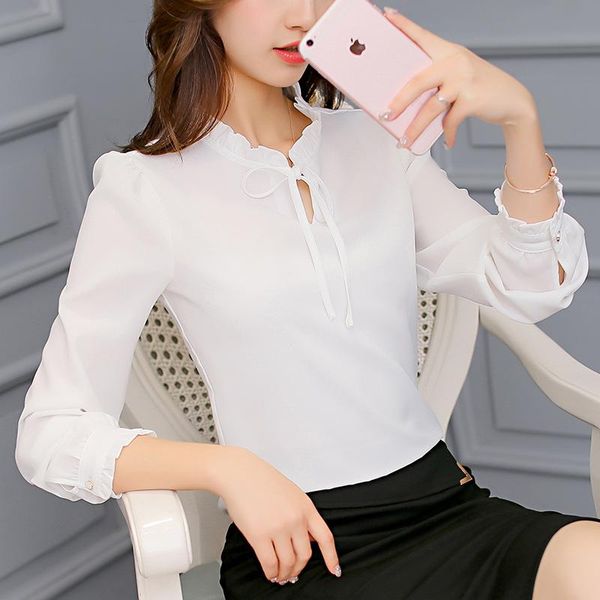 spring autumn blouse women long sleeve bow cute shirts fashion leisure shirt slim office ladies white blusa women's blouses &
spring autumn blouse women long sleeve bow cute shirts fashion leisure shirt slim office ladies white blusa women's blouses &
