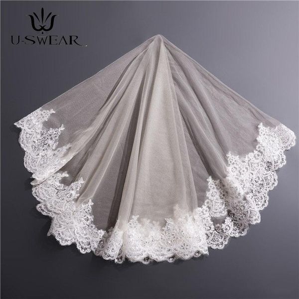 bridal veils champagne sequined lace veil single layer long bride velo de novia wedding accessories 5m, Black
bridal veils champagne sequined lace veil single layer long bride velo de novia wedding accessories 5m, Black