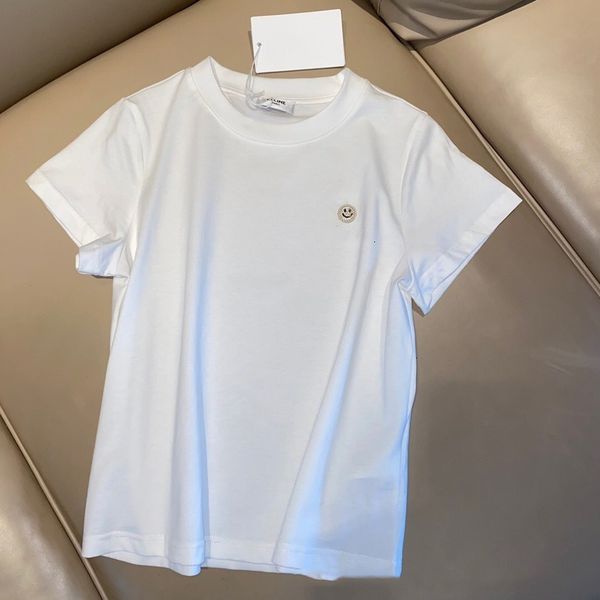 c1 women's t-shirt family 2021 summer fashion loose solid color floing printing letter round ne, White
c1 women's t-shirt family 2021 summer fashion loose solid color floing printing letter round ne, White