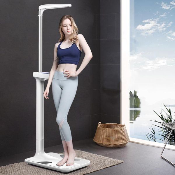 

bathroom & kitchen scales ultrasonic height and weight scale meter body fat voice broadcast electronic fitness measuring instrument