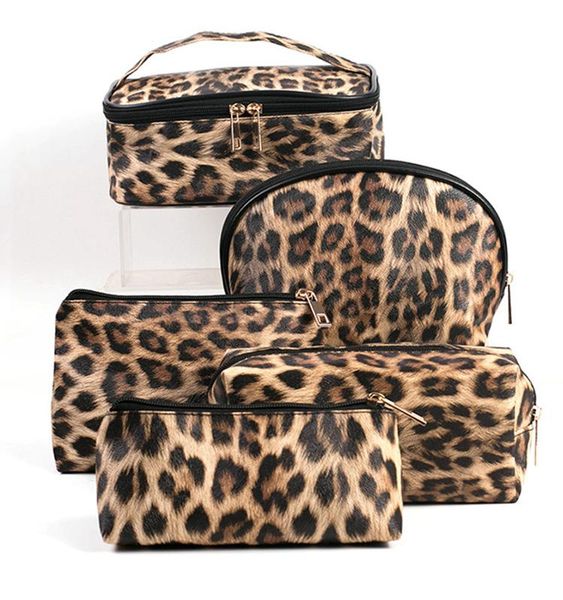 cosmetic bags & cases pu leopard printed bag three piece set women make up case 4/pc travel organizer toiletry purse
cosmetic bags & cases pu leopard printed bag three piece set women make up case 4/pc travel organizer toiletry purse