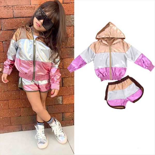 autumn fashion baby girls sports clothes sets colorful patchwork long sleeve zipper hooded coat shorts 2pcs, White
autumn fashion baby girls sports clothes sets colorful patchwork long sleeve zipper hooded coat shorts 2pcs, White