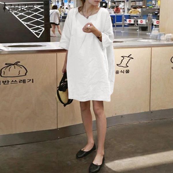 party dresses kaftan solid mini dress women's summer sundress 2022 casual half sleeve short vestidos female o neck robe femme oversiz, White;black
party dresses kaftan solid mini dress women's summer sundress 2022 casual half sleeve short vestidos female o neck robe femme oversiz, White;black