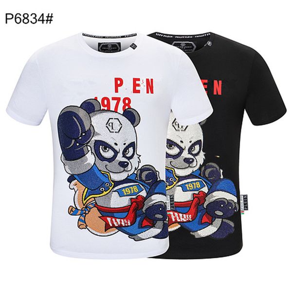 22ss new phillip plain men designer pp skull diamond t shirt short sleeve dollar brown bear brand o-neck skulls tshirt p6835, White;black
22ss new phillip plain men designer pp skull diamond t shirt short sleeve dollar brown bear brand o-neck skulls tshirt p6835, White;black