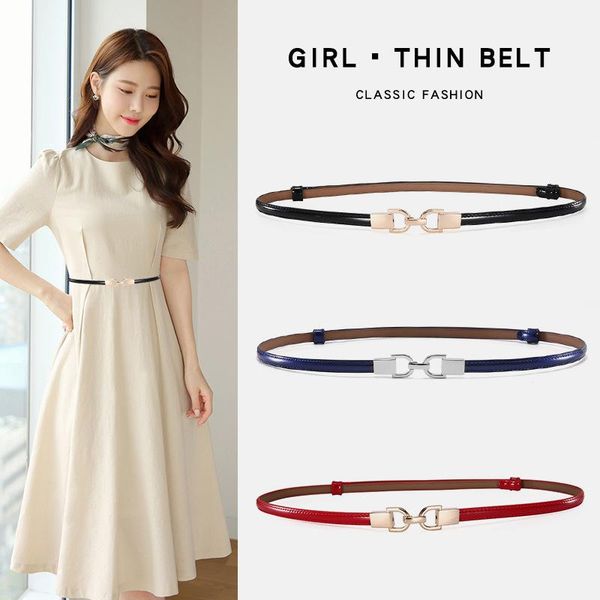 belts ladies belt thin gold buckle leather dress pants casual black female designer, Black;brown
belts ladies belt thin gold buckle leather dress pants casual black female designer, Black;brown