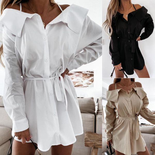 casual dresses autumn and winter fashion women bandage solid dress strapless long sleeve mini vestidos, Black;gray
casual dresses autumn and winter fashion women bandage solid dress strapless long sleeve mini vestidos, Black;gray