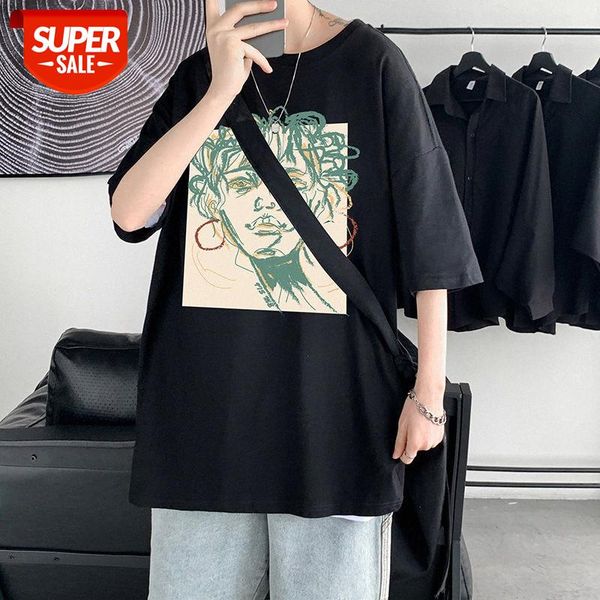 european and american high street t-shirt men's short-sleeved tide brand design sense hiphop fried summer harajuku style half slee #8r6, White;black
european and american high street t-shirt men's short-sleeved tide brand design sense hiphop fried summer harajuku style half slee #8r6, White;black
