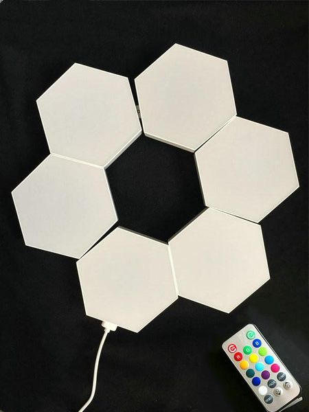 strings 6pcs remote controlled usb powered touch sensitive led lighting rgb quantum diy night wall lamp hexagonal modular honeycomb
strings 6pcs remote controlled usb powered touch sensitive led lighting rgb quantum diy night wall lamp hexagonal modular honeycomb