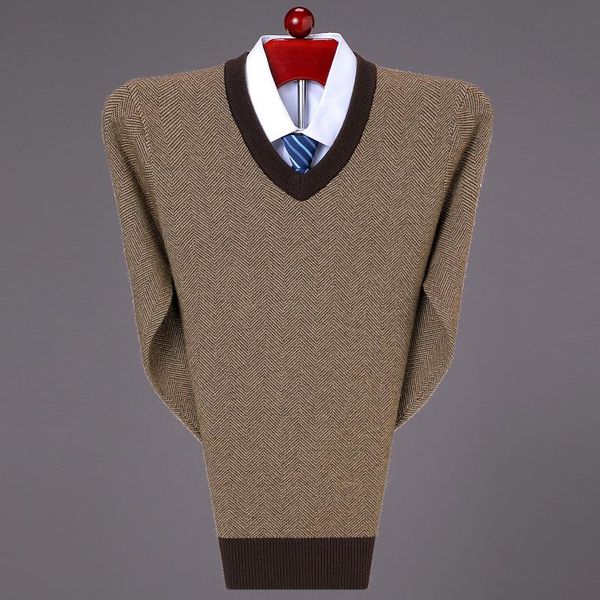 men's sweaters 2021 autumn and winter cashmere sweater thick young middle-aged v-neck pure color knitted warm, White;black
men's sweaters 2021 autumn and winter cashmere sweater thick young middle-aged v-neck pure color knitted warm, White;black
