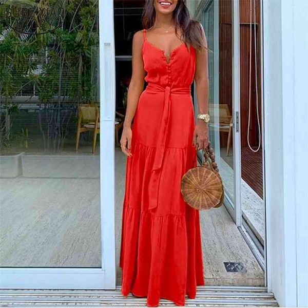 summer long dress pop solid color button v-neck sling sleeveless women beach with belt femme robe 12855 210508, Black;gray
summer long dress pop solid color button v-neck sling sleeveless women beach with belt femme robe 12855 210508, Black;gray