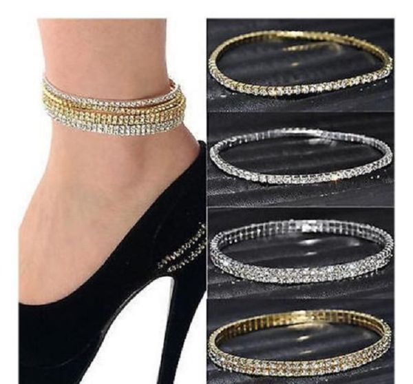 2 row sparkly crystal rhinestone stretch anklet summer beach barefoot sandal ankle chain anklet foot jewelry for women, Red;blue 
2 row sparkly crystal rhinestone stretch anklet summer beach barefoot sandal ankle chain anklet foot jewelry for women, Red;blue