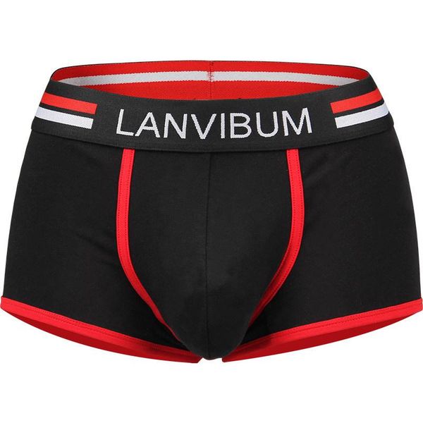 underpants men's underwear cotton medium waist boxer pants large men korean shorts, Black;white
underpants men's underwear cotton medium waist boxer pants large men korean shorts, Black;white