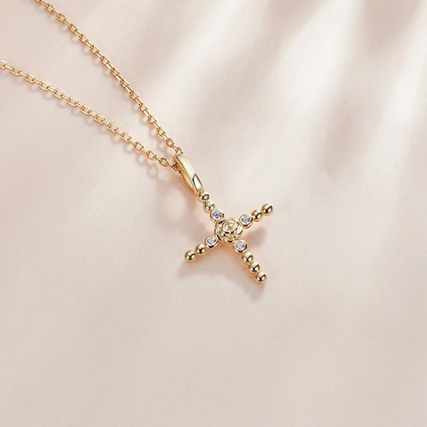 new pop art series cross pendant european and american fashion gold plated diy accessories, Silver
new pop art series cross pendant european and american fashion gold plated diy accessories, Silver