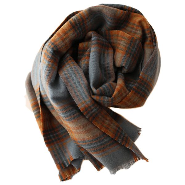 young retro british fashion australian wool scarf academy winter women's versatile oversize shawl jacquard weave, Blue;gray
young retro british fashion australian wool scarf academy winter women's versatile oversize shawl jacquard weave, Blue;gray