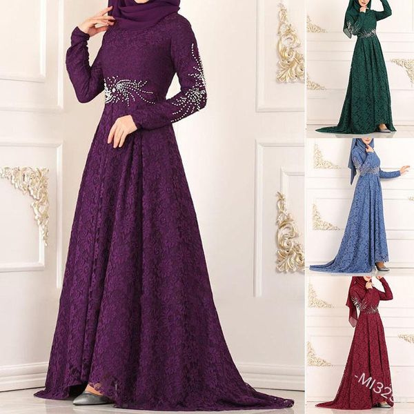 ethnic clothing wepbel muslim women lace dress plus size arab abaya high waist big swing robe casual slim fit party maxi, Red
ethnic clothing wepbel muslim women lace dress plus size arab abaya high waist big swing robe casual slim fit party maxi, Red
