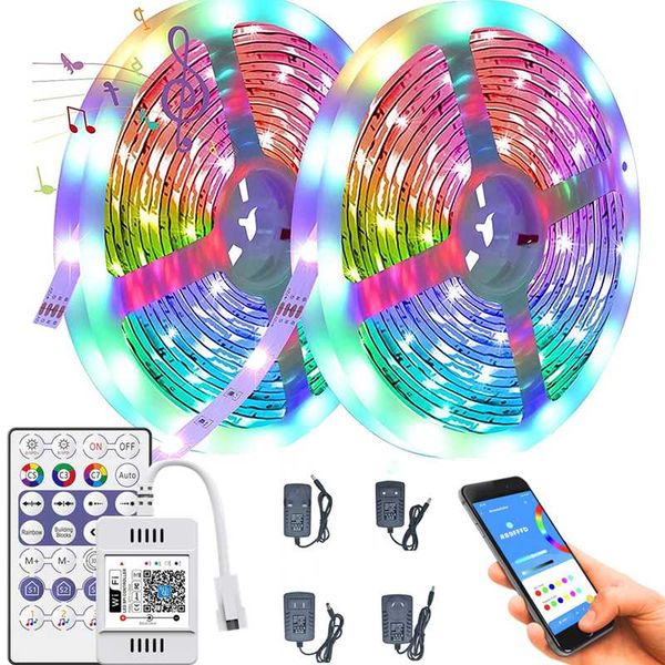 strips led strip light rgb ws2812b bluetooth smart controller dreamcolor fita flexible decoration bedroom clubs christmas party
strips led strip light rgb ws2812b bluetooth smart controller dreamcolor fita flexible decoration bedroom clubs christmas party