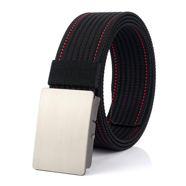 belts four seasons silver metal buckle tooling belt, men's and women's knitting leisure fashion nylon belt season can be customize, Black;brown
belts four seasons silver metal buckle tooling belt, men's and women's knitting leisure fashion nylon belt season can be customize, Black;brown
