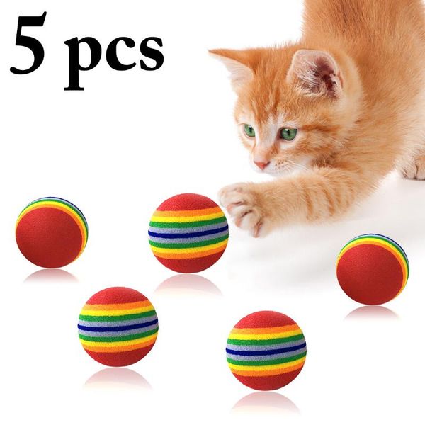 cat toys 5pcs rainbow ball toy colorful interactive pet kitten scratch natural foam eva training supplies product
cat toys 5pcs rainbow ball toy colorful interactive pet kitten scratch natural foam eva training supplies product