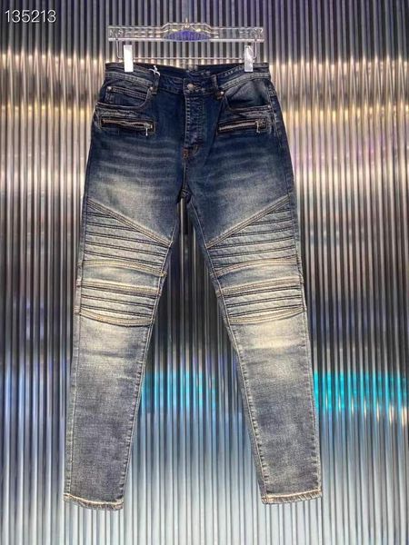 men's jeans zk1151 fashion 2021 runway luxury european design party style clothing, Blue
men's jeans zk1151 fashion 2021 runway luxury european design party style clothing, Blue