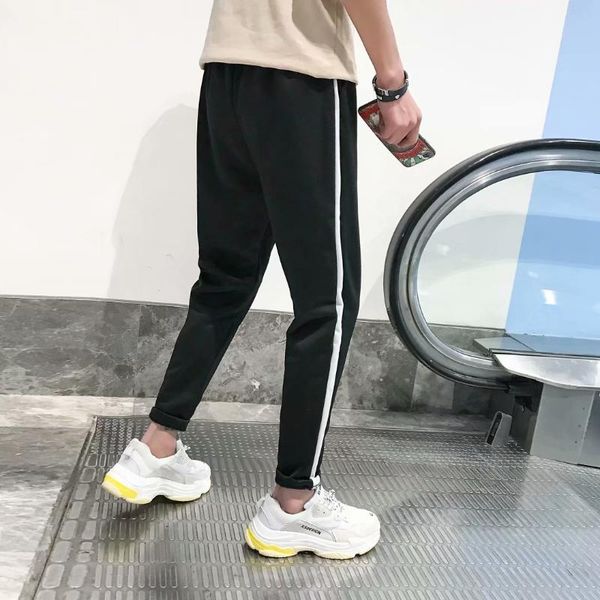 men's pants men and women casual bai gan sports students running non-magnetic iron-exam work over security ch, Black
men's pants men and women casual bai gan sports students running non-magnetic iron-exam work over security ch, Black