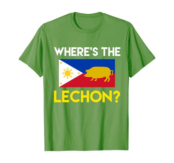 where's the lechon t-shirt funny filipino pinoy shirt, White;black 
where's the lechon t-shirt funny filipino pinoy shirt, White;black