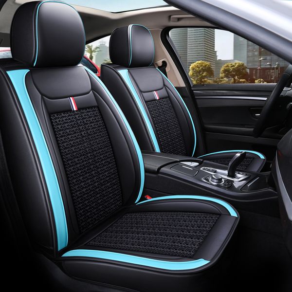 car accessory seat cover for sedan suv durable leather universal five seats set cushion including front and rear covers full covered gray de
car accessory seat cover for sedan suv durable leather universal five seats set cushion including front and rear covers full covered gray de
