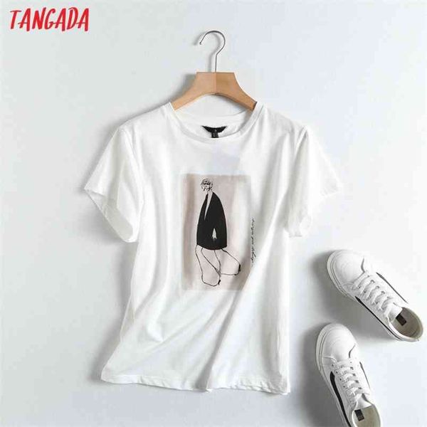 tangada summer women vintage print cotton t shirt short sleeve elegant ladies casual tee 6d20 210623, White
tangada summer women vintage print cotton t shirt short sleeve elegant ladies casual tee 6d20 210623, White