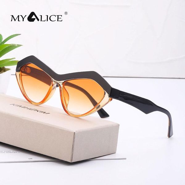 sunglasses myalice fashion irregular personality women shades ity party feminino uv400, White;black
sunglasses myalice fashion irregular personality women shades ity party feminino uv400, White;black
