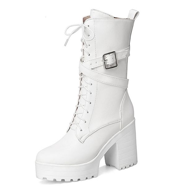 asumer sells shoes with thick heels women's round toe plutonium fivela cross tied autumn boots, Black
asumer sells shoes with thick heels women's round toe plutonium fivela cross tied autumn boots, Black