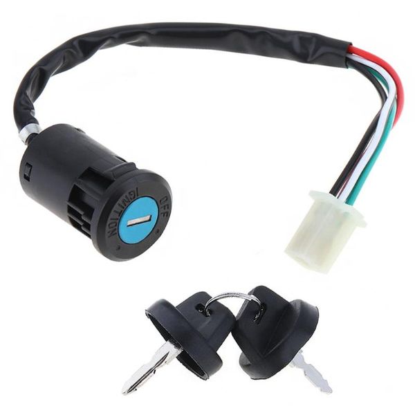 theft protection 4 wires universal 2 ignition keys start switch door lock key motorcycle accessories for atv go kart scrambling
theft protection 4 wires universal 2 ignition keys start switch door lock key motorcycle accessories for atv go kart scrambling