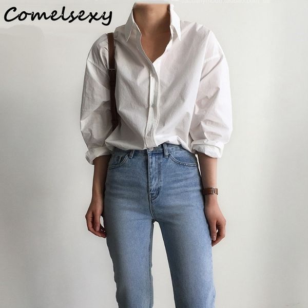 comelchic long sleeve turn-down collar elegant blouses spring autumn korean style loose women's shirt blouse 210515, White
comelchic long sleeve turn-down collar elegant blouses spring autumn korean style loose women's shirt blouse 210515, White
