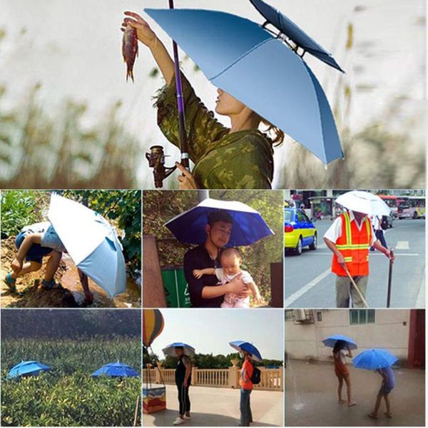 outdoor hats foldable head umbrella hat anti-rain sun shade fishing cap for tools, Black;white
outdoor hats foldable head umbrella hat anti-rain sun shade fishing cap for tools, Black;white