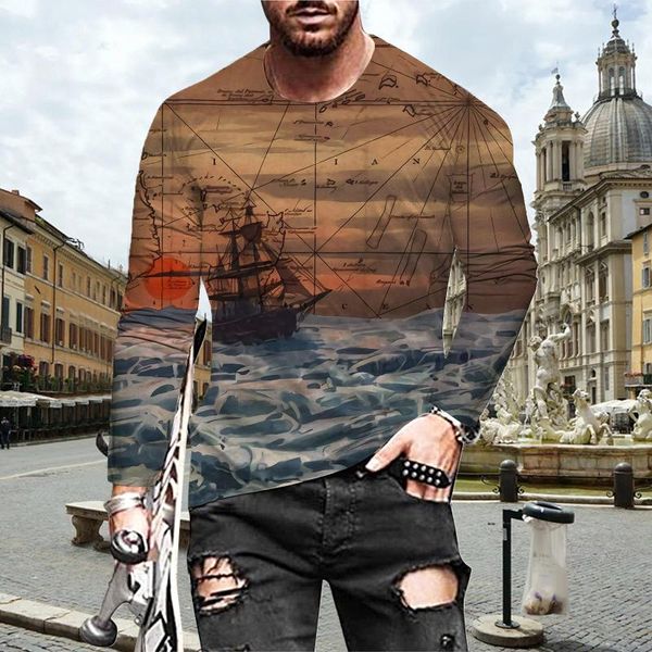 men's t-shirts 2021 landscape pattern t-shirt long sleeve men fashion 3d print autumn spring casual pullovers mens clothing, White;black
men's t-shirts 2021 landscape pattern t-shirt long sleeve men fashion 3d print autumn spring casual pullovers mens clothing, White;black