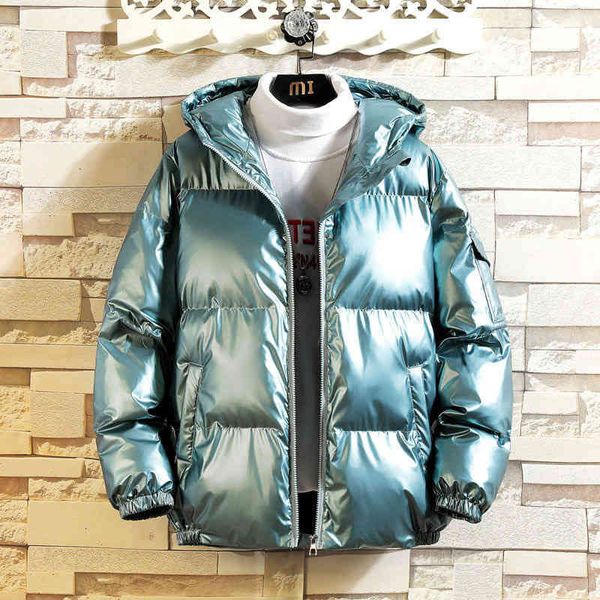 men's down winter cotton-padded hooded short trend thick coat lovers bread et 2021 new, Black;white
men's down winter cotton-padded hooded short trend thick coat lovers bread et 2021 new, Black;white