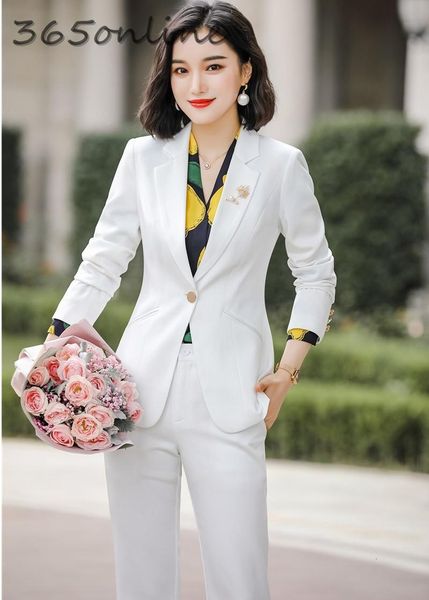women's suits & blazers formal business with pants and jackets coat novelty white ol styles professional ladies office work wear pantsu, White;black
women's suits & blazers formal business with pants and jackets coat novelty white ol styles professional ladies office work wear pantsu, White;black