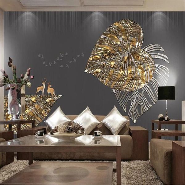 wallpapers milofi custom 3d mural wallpaper wall covering chinese style light luxury golden leaf elk background
wallpapers milofi custom 3d mural wallpaper wall covering chinese style light luxury golden leaf elk background
