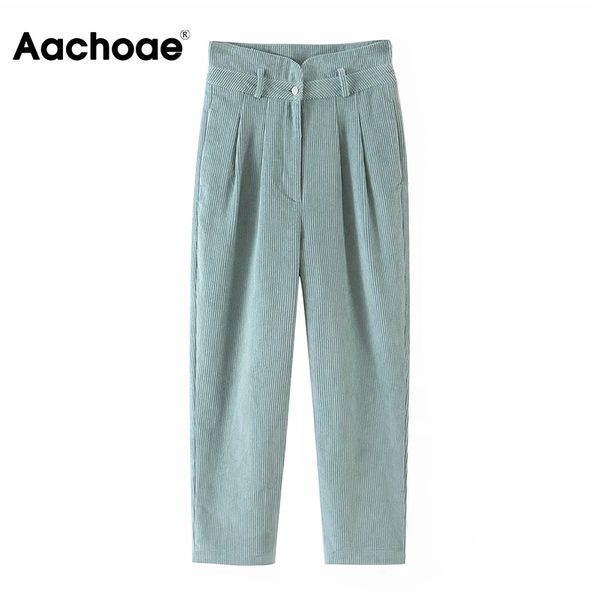 aachoae elegant harem pants women pleated full length corduroy pants female solid vintage long trousers pantalones mujer 210413, Black;white
aachoae elegant harem pants women pleated full length corduroy pants female solid vintage long trousers pantalones mujer 210413, Black;white