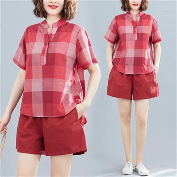 cotton and linen suit female 2021 summer fashion loose large size was thin shirt + casual shorts two-piece women's tracksuits, Gray
cotton and linen suit female 2021 summer fashion loose large size was thin shirt + casual shorts two-piece women's tracksuits, Gray