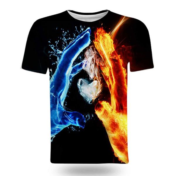 men's t-shirts summer style good-looking men and women 3d printed flame guitar short-sleeved comfortable fashionable t-shirt, White;black
men's t-shirts summer style good-looking men and women 3d printed flame guitar short-sleeved comfortable fashionable t-shirt, White;black