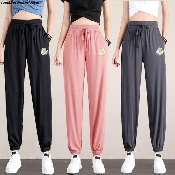 women's pants & capris slacks loose summer 2021 women casual long soft ice silk black woman high waist trousers, Black;white
women's pants & capris slacks loose summer 2021 women casual long soft ice silk black woman high waist trousers, Black;white
