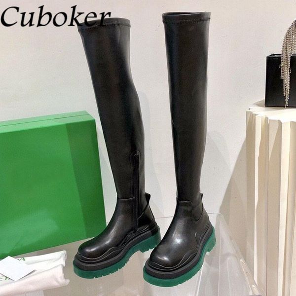 boots genuine leather long women shoes round toe chunky heels botines winter luxury casual platform botas femininas, Black
boots genuine leather long women shoes round toe chunky heels botines winter luxury casual platform botas femininas, Black