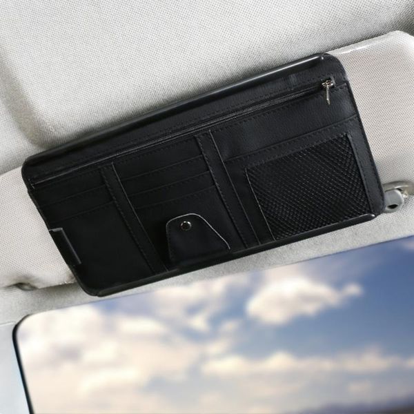 car organizer sun visor sunshade sleeve wallet clips universal zipper storage glasses holder with back plate
car organizer sun visor sunshade sleeve wallet clips universal zipper storage glasses holder with back plate