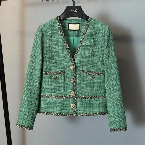 women's jackets fashion ladies autumn winter vintage plaid tweed jacket women single breasted wool blends outwear coat, Black;brown
women's jackets fashion ladies autumn winter vintage plaid tweed jacket women single breasted wool blends outwear coat, Black;brown