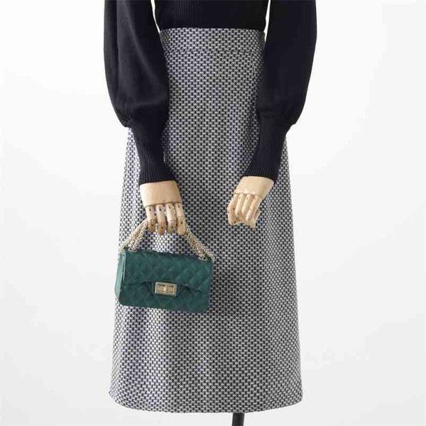 autumn and winter slim high waist houndstooth mid-length a-line skirt split elastic woolen women hk153 210507, Black
autumn and winter slim high waist houndstooth mid-length a-line skirt split elastic woolen women hk153 210507, Black