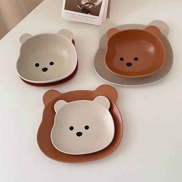 bowls 6 inches kawaii bear bowl plate tableware ceramics fruit noodle breakfast salad korean accessories utensils for kitchen
bowls 6 inches kawaii bear bowl plate tableware ceramics fruit noodle breakfast salad korean accessories utensils for kitchen