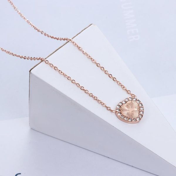 pendant necklaces crystal love heart necklace women collares, fashion stainless steel & pendants rose gold color jewelry colar, Silver
pendant necklaces crystal love heart necklace women collares, fashion stainless steel & pendants rose gold color jewelry colar, Silver