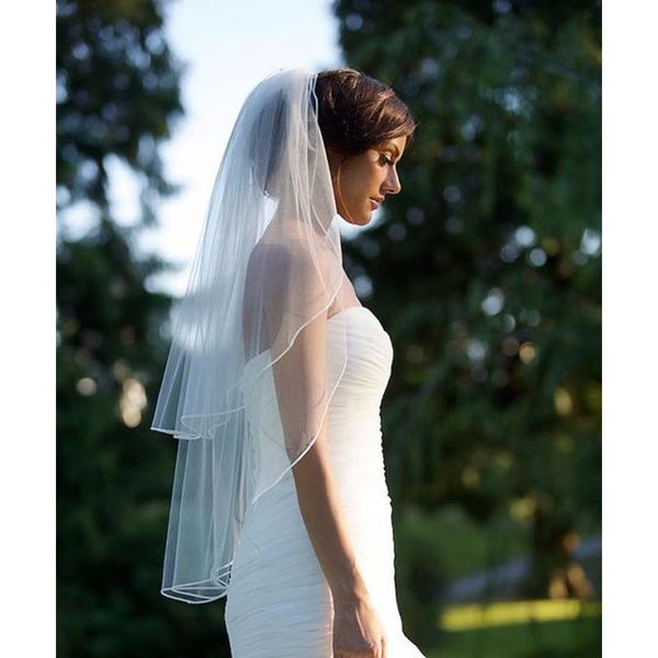 bridal veils lan ting bride two-tier cut edge wedding veil elbow 53 ruffles chiffon, Black
bridal veils lan ting bride two-tier cut edge wedding veil elbow 53 ruffles chiffon, Black